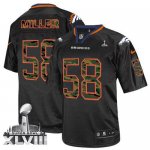 Jerseys Factory Cheap Nike Broncos #58 Von Miller Black Super Bo