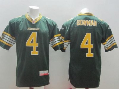 Jerseys Factory Cheap Eskimos #4 Adarius Bowman Green Stitched C