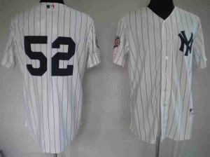 Jerseys Factory Cheap Yankees #52 C.C. Sabathia Embroidered Whit