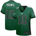 Jerseys Factory Cheap Nike Jets #10 Santonio Holmes Green Team C