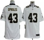 Jerseys Factory Cheap Nike Saints #43 Darren Sproles White Men's