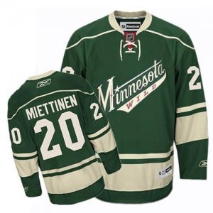 Jerseys Factory Cheap Wild #20 Antti Miettinen Green Embroidered Jerseys Factory Cheap Wild #20 Antti Miettinen Green Embroidered