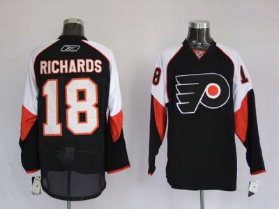 Jerseys Factory Cheap Flyers #18 Mike Richards Embroidered Black