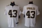 Jerseys Factory Cheap Nike Saints #43 Darren Sproles White Men's