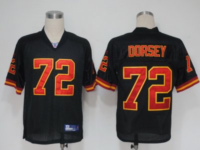 Jerseys Factory Cheap Chiefs #72 Glenn Dorsey Black Stitched NFL