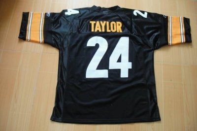 Jerseys Factory Cheap Steelers #24 Ike Taylor Black Stitched NFL