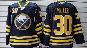 Jerseys Factory Cheap Sabres #30 Ryan Miller Embroidered Blue Th