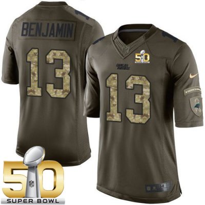 Jerseys Factory Cheap Nike Panthers #13 Kelvin Benjamin Green Su