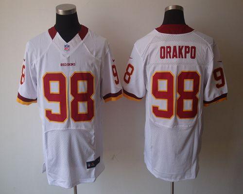 Jerseys Factory Cheap Nike Redskins #98 Brian Orakpo White Men's