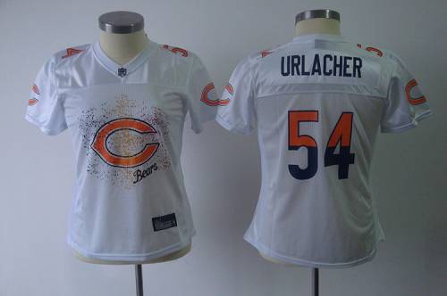 Jerseys Factory Cheap Bears #54 Brian Urlacher White 2011 Women'