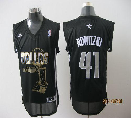 Jerseys Factory Cheap Mavericks 2011 NBA Finals Champions #41 Di