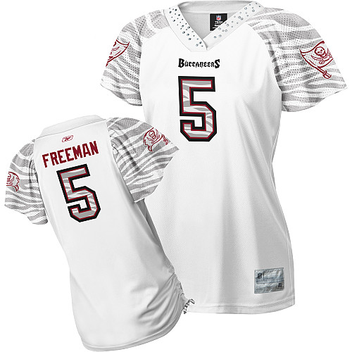 Jerseys Factory Cheap Buccaneers #5 Josh Freeman White Women's Z