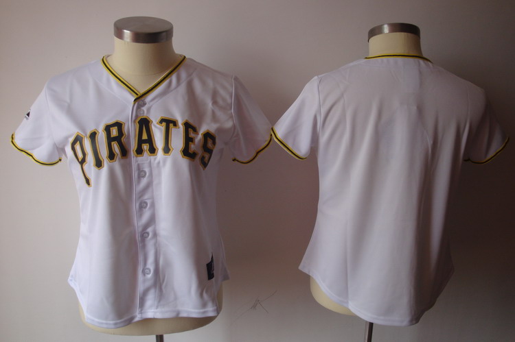 Jerseys Factory Cheap Pirates Blank White Women's Fashion Embroi