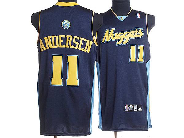 Jerseys Factory Cheap Nuggets #11 Chris Andersen Embroidered Dar