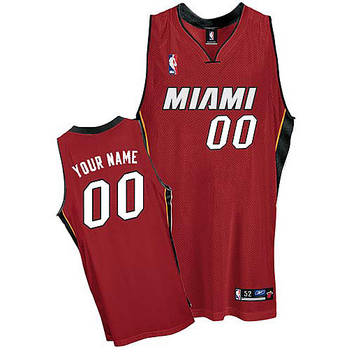 Jerseys Factory Cheap Heats Personalized Authentic Red NBA Jerse