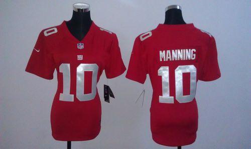 Jerseys Factory Cheap Nike Giants #10 Eli Manning Red Alternate