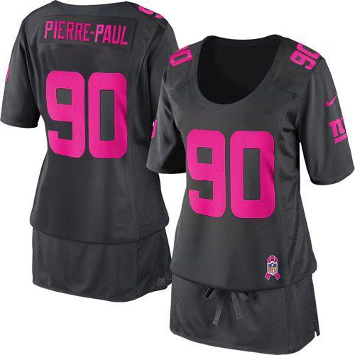 Jerseys Factory Cheap Nike Giants #90 Jason Pierre-Paul Dark Gre