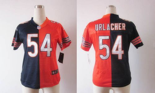 Jerseys Factory Cheap Nike Bears #54 Brian Urlacher Navy Blue/Or