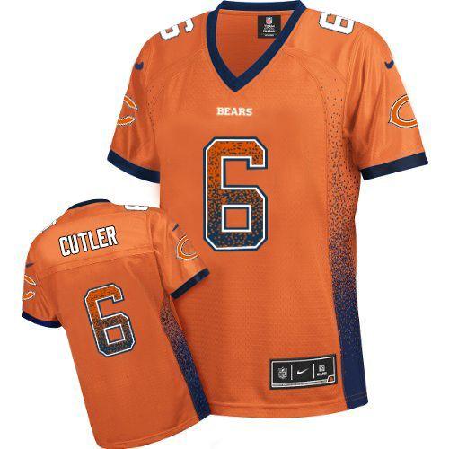 Jerseys Factory Cheap Nike Bears #6 Jay Cutler Orange Alternate