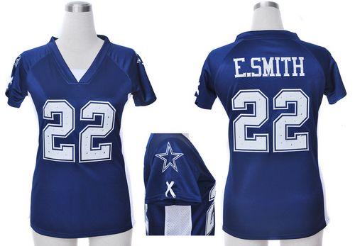 Jerseys Factory Cheap Nike Cowboys #22 Emmitt Smith Navy Blue Te