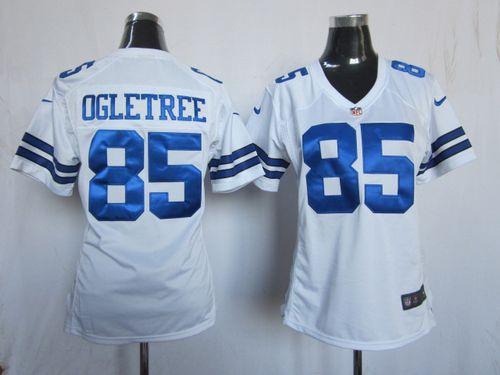 Jerseys Factory Cheap Nike Cowboys #85 Kevin Ogletree White Wome