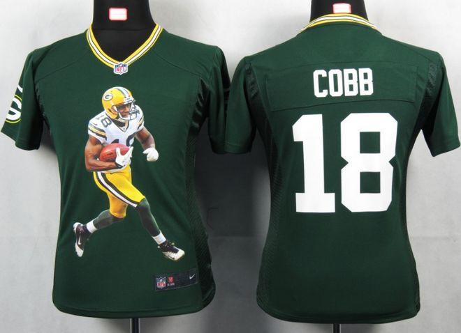 Jerseys Factory Cheap Nike Packers #18 Randall Cobb Green Team C