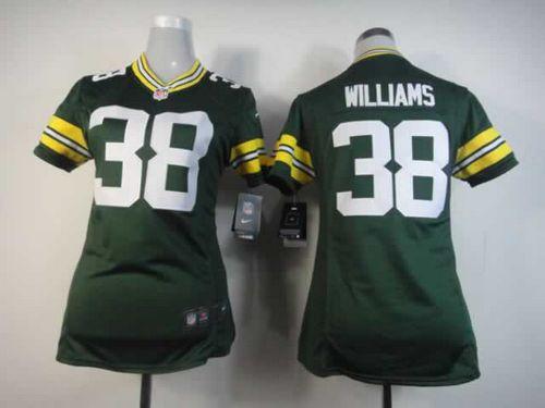 Jerseys Factory Cheap Nike Packers #38 Tramon Williams Green Tea
