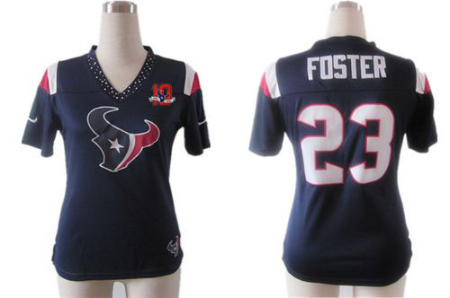 Jerseys Factory Cheap Nike Texans #23 Arian Foster Navy Blue Tea