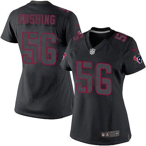 Jerseys Factory Cheap Nike Texans #56 Brian Cushing Black Impact