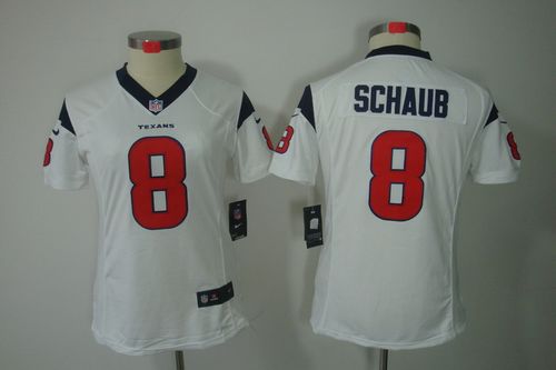 Jerseys Factory Cheap Nike Texans #8 Matt Schaub White Women's E
