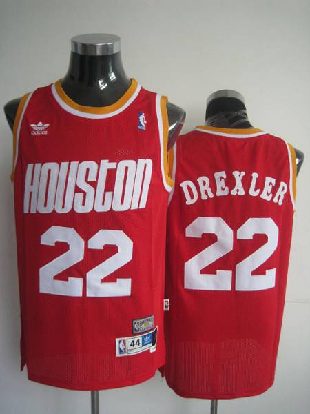 Jerseys Factory Cheap Mitchell and Ness Rockets #22 Clyde Drexle