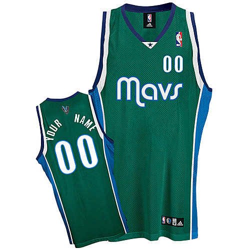 Jerseys Factory Cheap Mavericks Personalized Authentic Green NBA