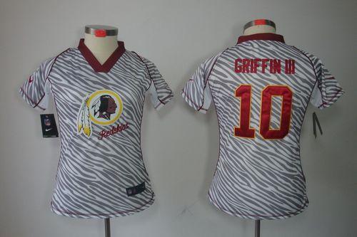 Jerseys Factory Cheap Nike Redskins #10 Robert Griffin III Zebra