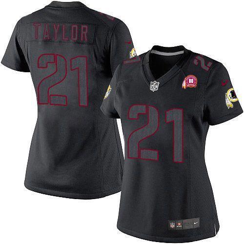 Jerseys Factory Cheap Nike Redskins #21 Sean Taylor Black Impact