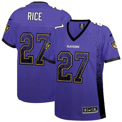 Jerseys Factory Cheap Nike Ravens #27 Ray Rice Purple Team Color
