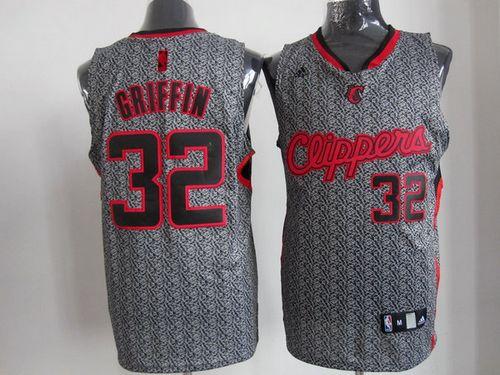 Jerseys Factory Cheap Clippers #32 Blake Griffin Grey Static Fas