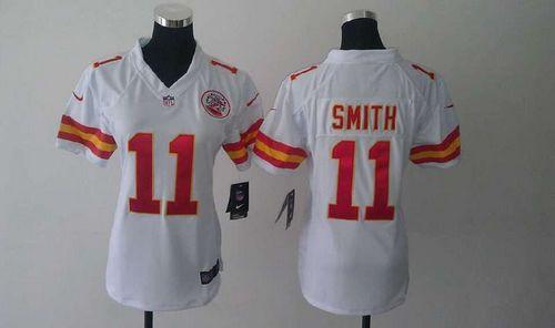 Jerseys Factory Cheap Nike Chiefs #11 Alex Smith White Women's E