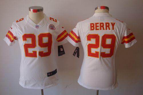 Jerseys Factory Cheap Nike Chiefs #29 Eric Berry White Women's E