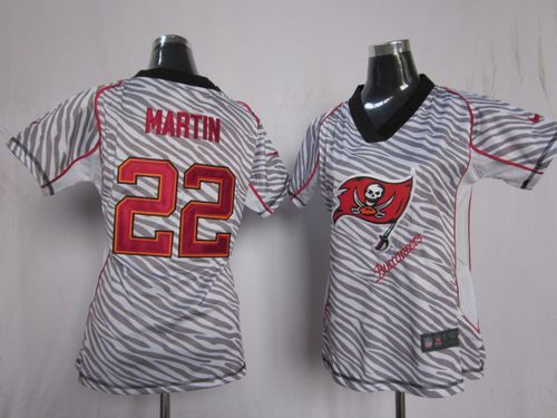 Jerseys Factory Cheap Nike Buccaneers #22 Doug Martin Zebra Wome