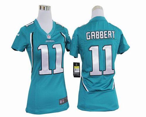 Jerseys Factory Cheap Nike Jaguars #11 Blaine Gabbert Teal Green