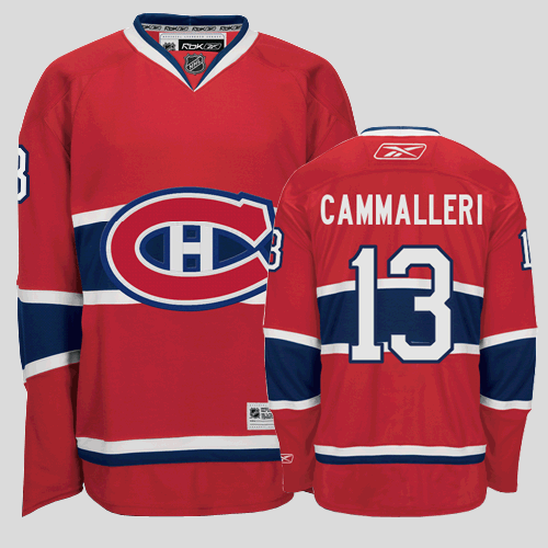 Jerseys Factory Cheap Canadiens #13 Michael Cammalleri Embroider