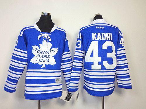 Jerseys Factory Cheap Maple Leafs #43 Nazem Kadri Blue 2014 Wint
