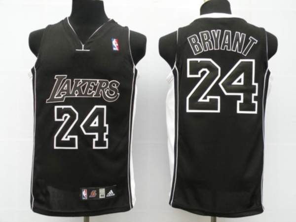 Jerseys Factory Cheap Lakers #24 Kobe Bryant Embroidered Black B