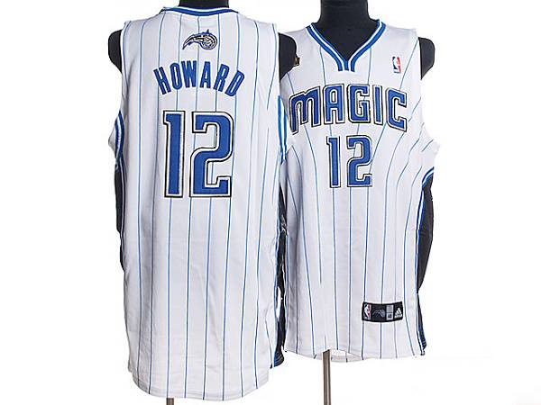Jerseys Factory Cheap Magic #12 Dwight Howard Embroidered White