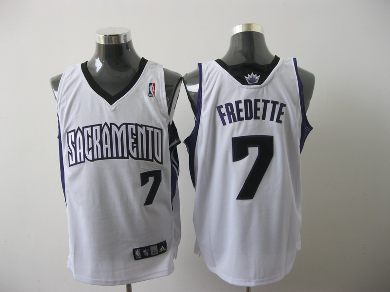 Jerseys Factory Cheap Kings #7 Jimmer Fredette White Embroidered