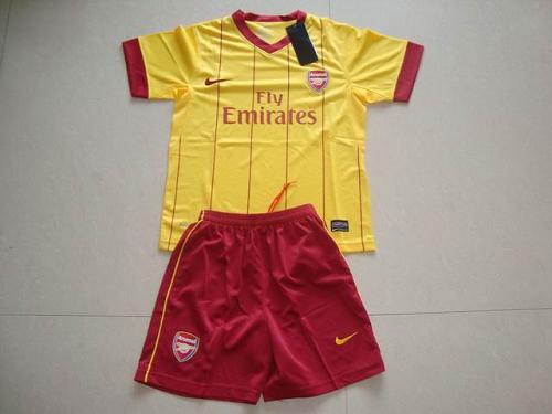 Jerseys Factory Cheap Arsenal Blank Yellow Away Kid Soccer Club