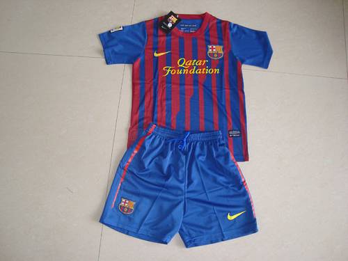 Jerseys Factory Cheap Barcelona Blank 2011/2012 Red Blue Strip H