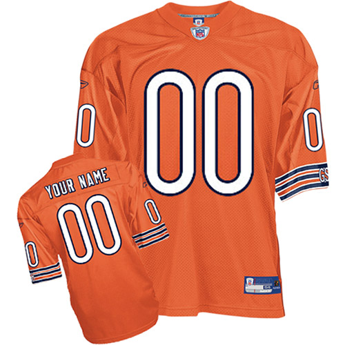 Jerseys Factory Cheap Bears Personalized Authentic Orange NFL Je