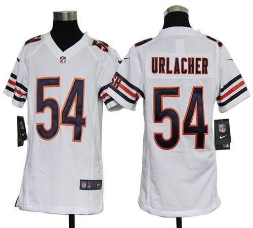 Jerseys Factory Cheap Nike Bears #54 Brian Urlacher White Youth