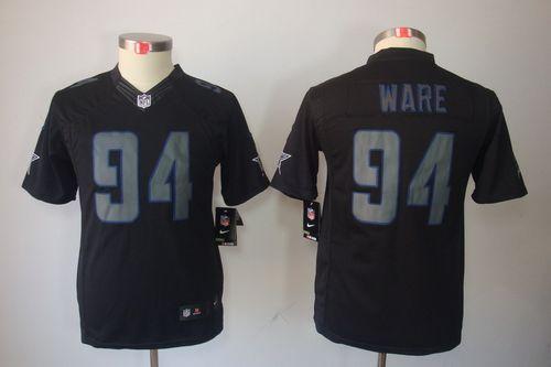 Jerseys Factory Cheap Nike Cowboys #94 DeMarcus Ware Black Impac